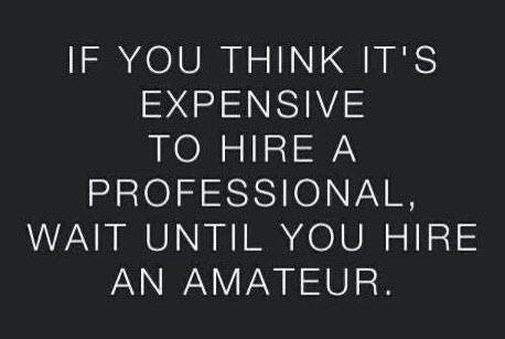 Hiring talented people should be expensive.