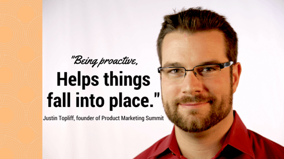 Justin Topliff - product marketing manager