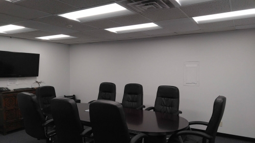 industrial lighting fixtures priester-office space conference room