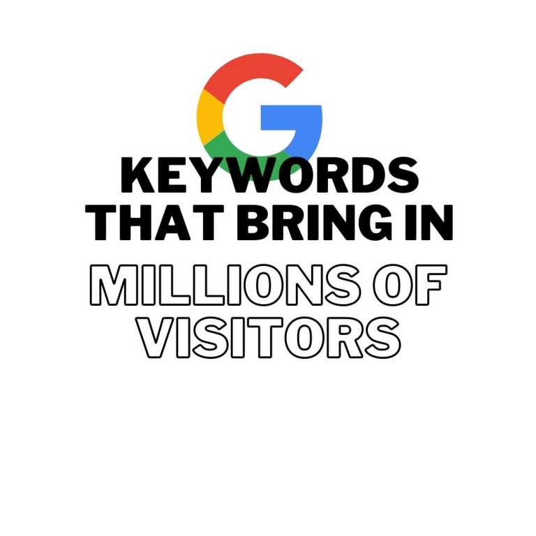 How to Get 4 Million Visits Per Month With One Simple Keyword Hack
